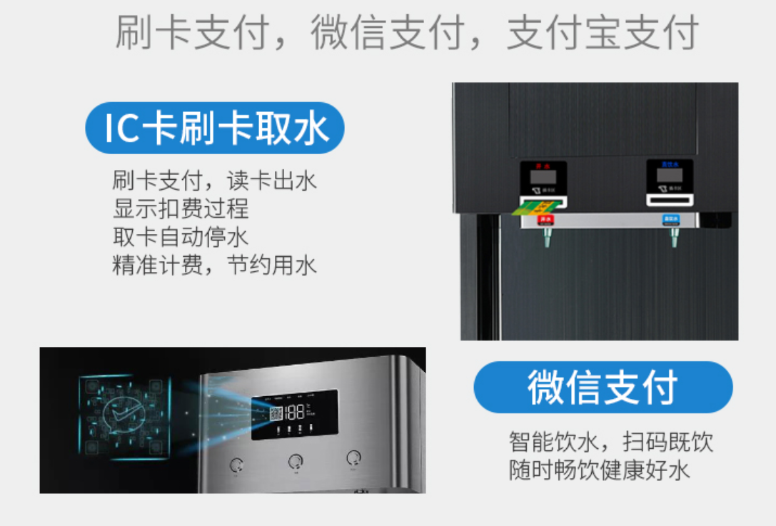 校園直飲水設(shè)備有哪些支付方式？